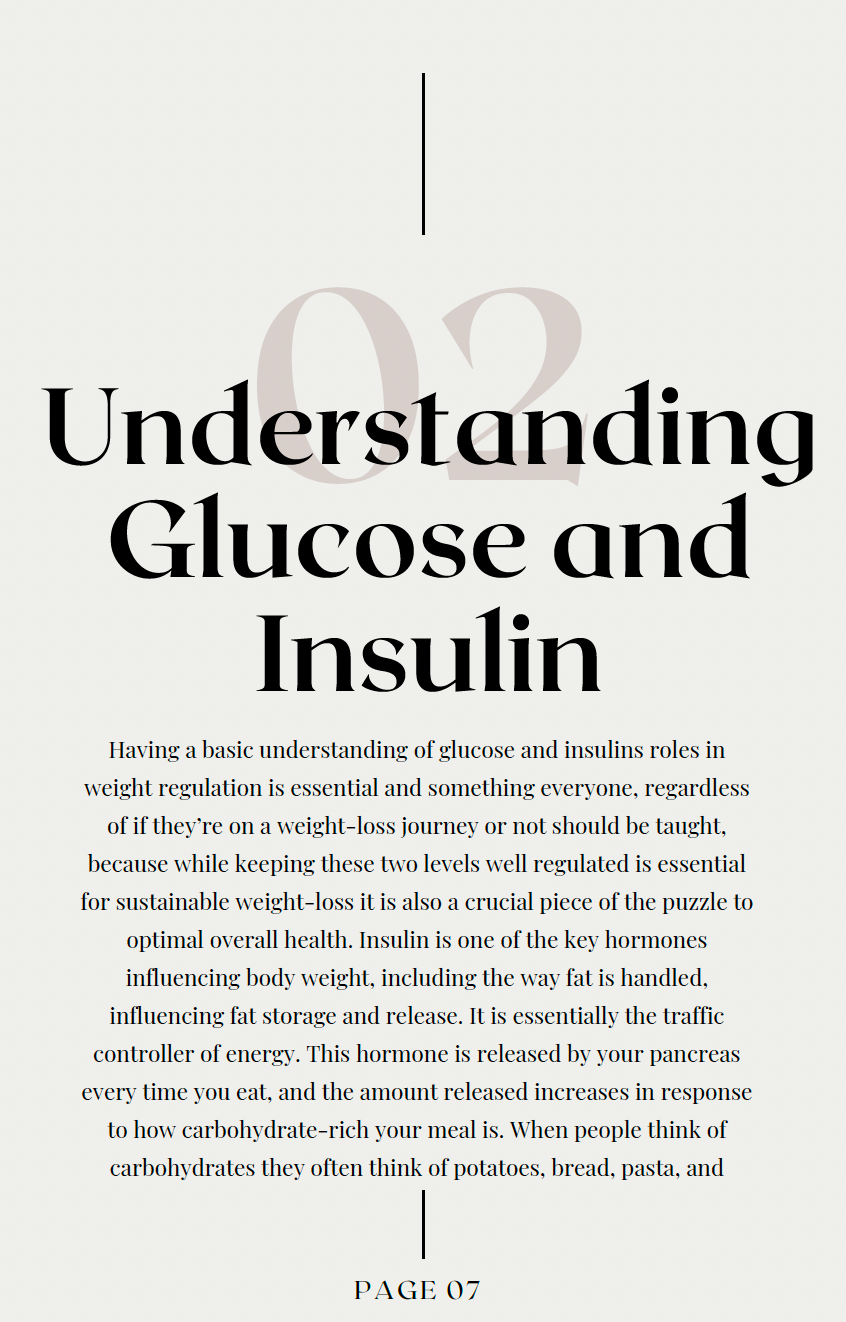 Insulin, the weight loss doorman